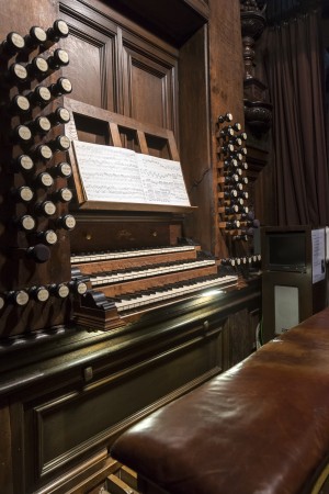 Speeltafel orgel Sint-Janskathedraal (Foto Marc Bolsius)